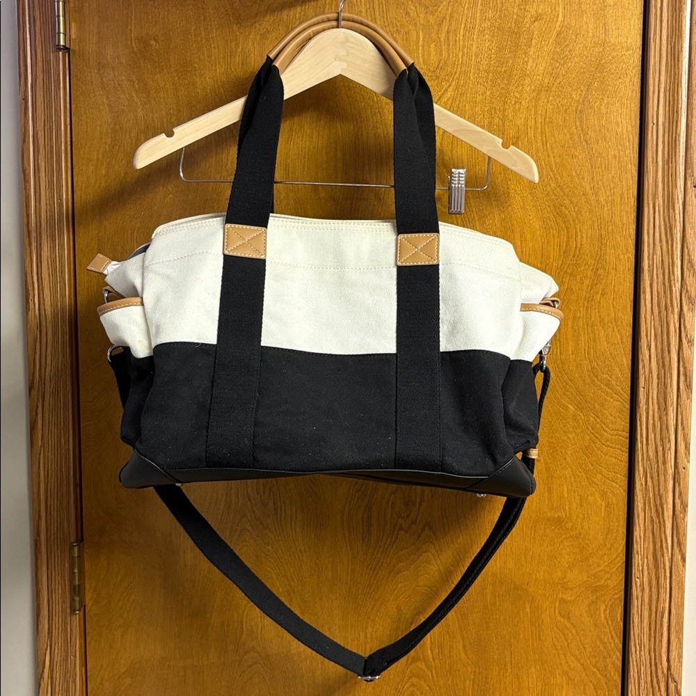 Pottery Barn Kids Black & White Diaper Bag